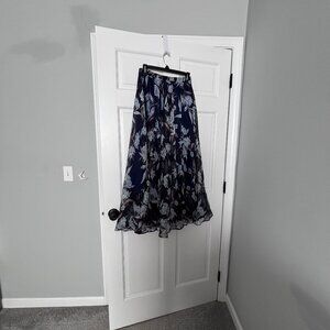 Chicwish Floral Maxi Chiffon Skirt (M/L)